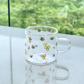 Caneca de Vidro Abelha Bee 125ml - Ela Decora